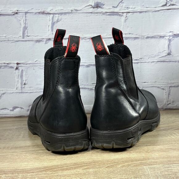 Redback UBBK Easy Escape Steel Toe Black Leather Slip On Boots Men\'s Size 12 main image 6